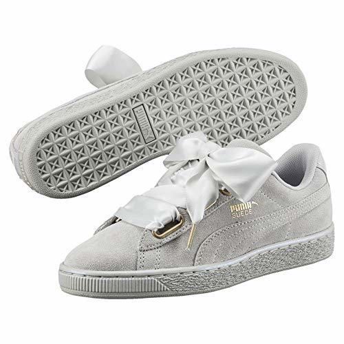 Social Puma Suede Heart Satin W Calzado gray violet