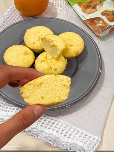Muffins de Laranja c/ 3 ingredientes - S/Glúten e S/Lactose 