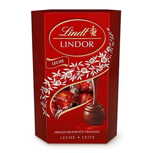 Lindt Lindor Bombones de Chocolate con Leche - Aprox. 16 bombones
