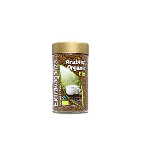 Extravaganza - Café arábica soluble ecológico de comercio justo, 100 g