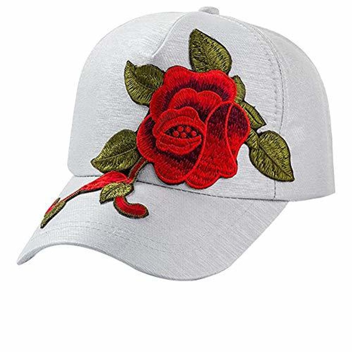 Producto JUNGEN Gorras de Beisbol Bordada del Flor Rosa Gorra de Visera Gorra