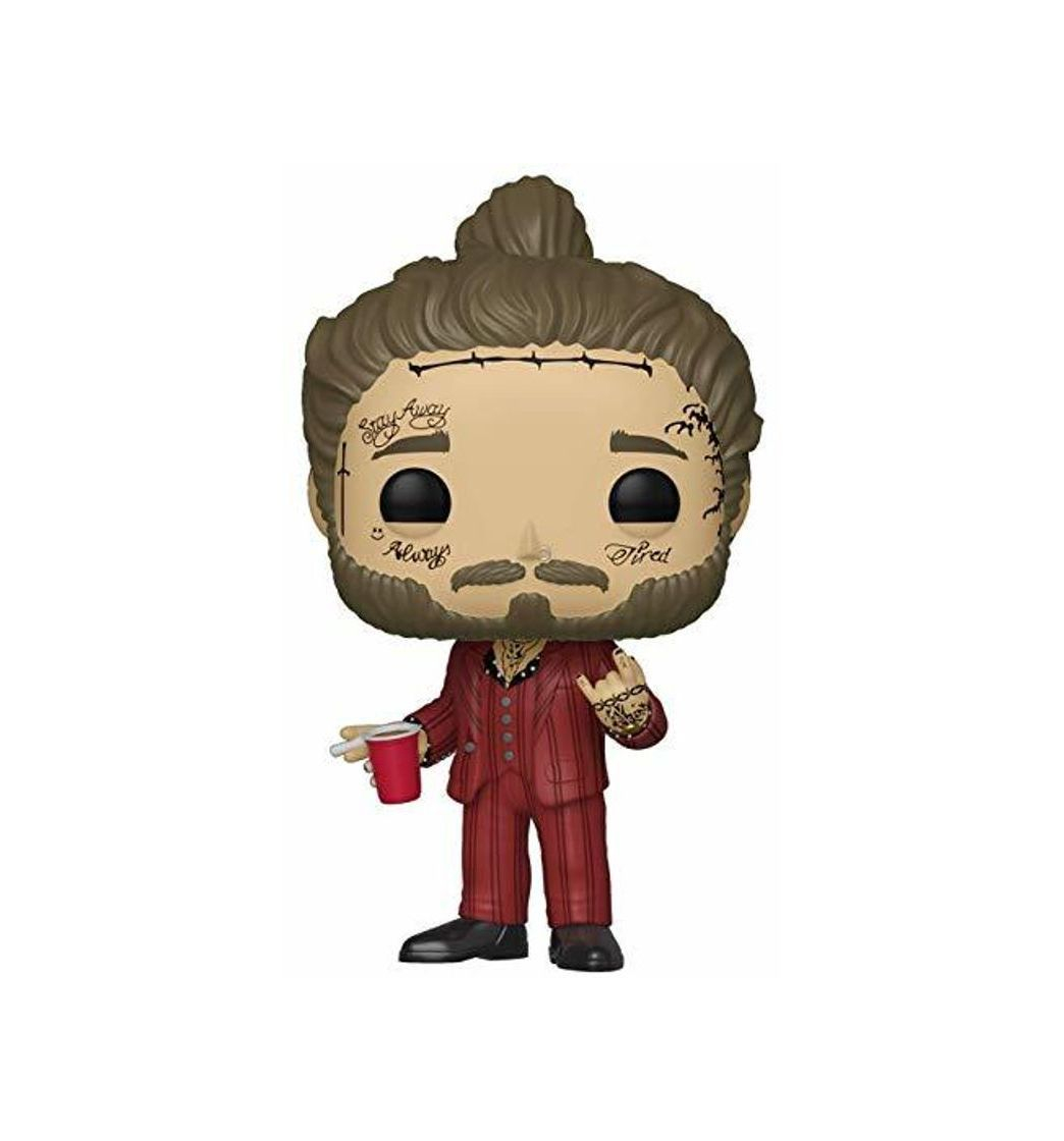 Social Funko- Pop Vinilo Post Malone Rocks Figura Coleccionable, Multicolor