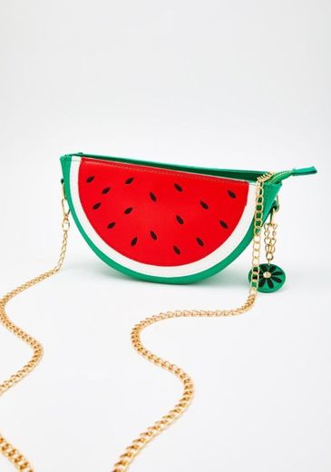 Sugar Thrillz Watermelon Slice Crossbody Bag 