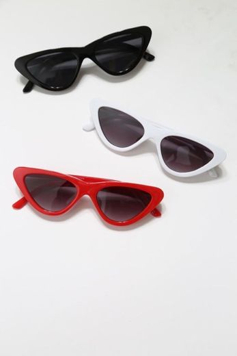 Red thick sunglasses