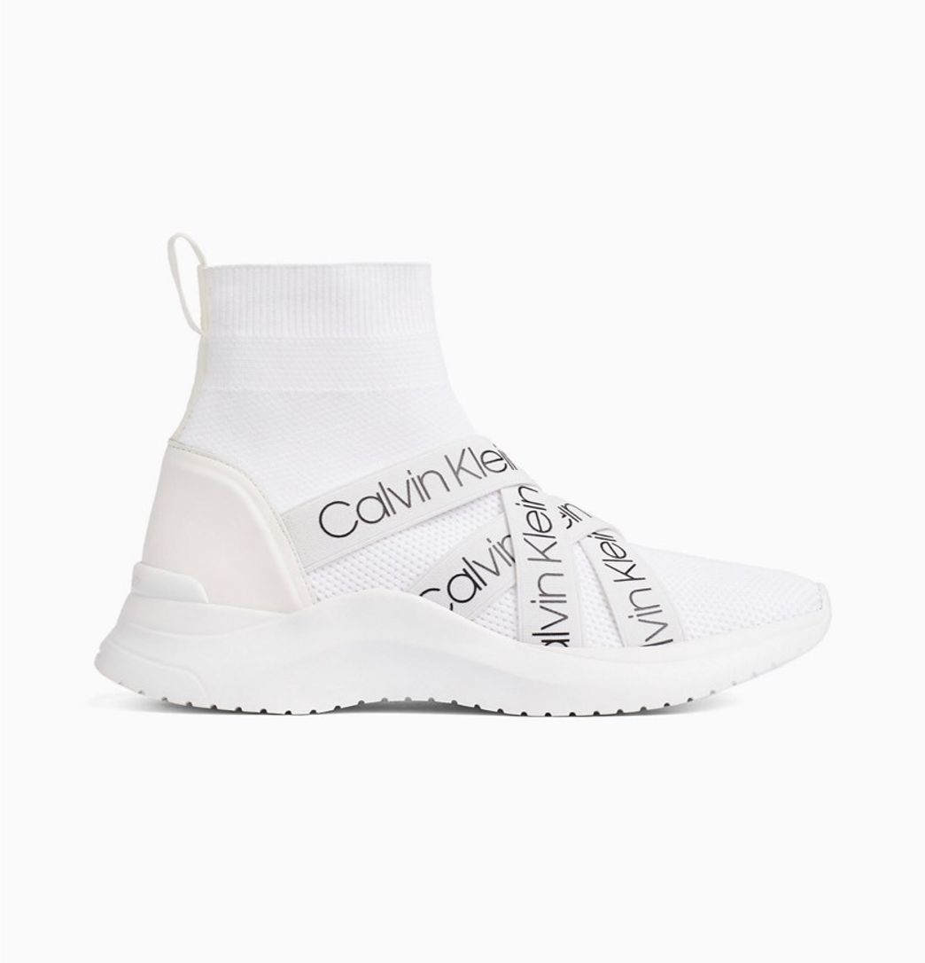 Social Zapatillas Altas de Punto