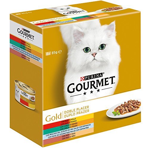 Producto Purina Gourmet Gold Doble Placer comida para gatos Surtido 8 x 85