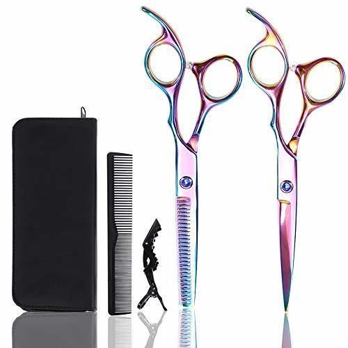 Social Lictin 4 en 1 kit 6" Tijeras de Peluquería Profesional Corte de Pelo