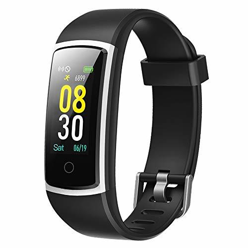 Social YAMAY Pulsera de Actividad Inteligente Impermeable IP68 con 14 Modos de Deporte