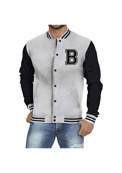 Product Jaqueta Criativa Urbana College Masculina Americana Letra B 