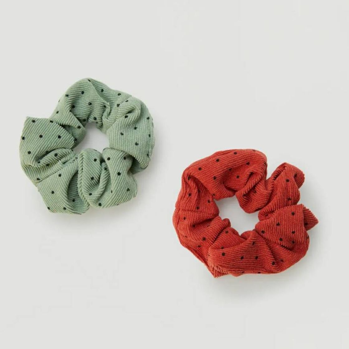 Fashion PULL&BEAR Pack de 2 scrunchies de bombazina com bolinhas