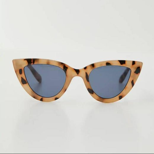 PULL&BEAR Óculos de sol cat eye com padrão tartaruga em bege