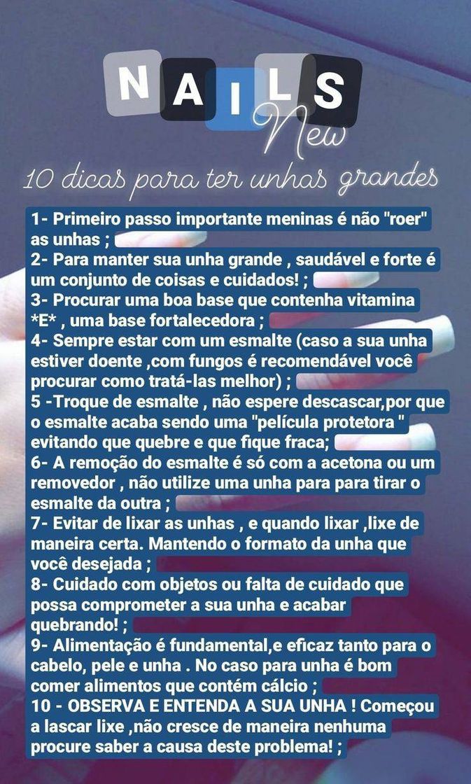 Unhas grandes 💅🏻
