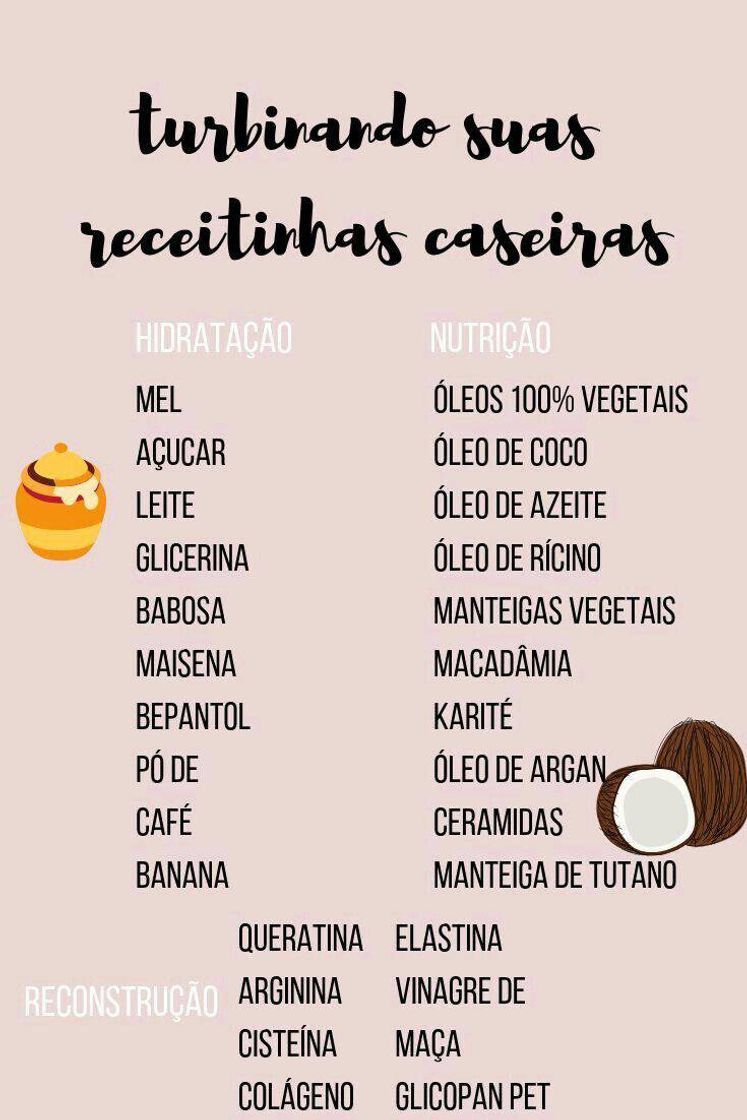 Moda Turbinando receitas caseiras para cabelos ❤️