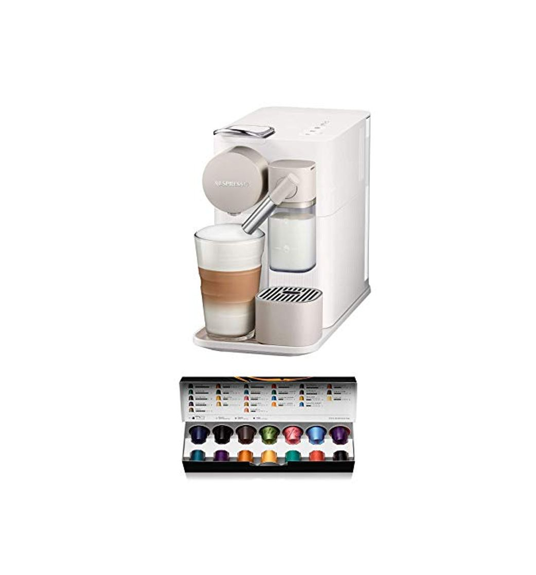 Social Nespresso De'Longhi Lattissima One EN500W - Cafetera monodosis de cápsulas Nespresso con
