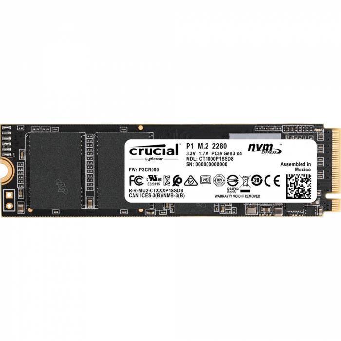 Electronic Crucial CT500P1SSD8 - Disco Duro sólido Interno SSD de 500 GB