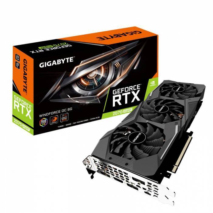 Electronic Gigabyte GeForce RTX 2070 Super Gaming OC 3x 8G Tarjeta de video