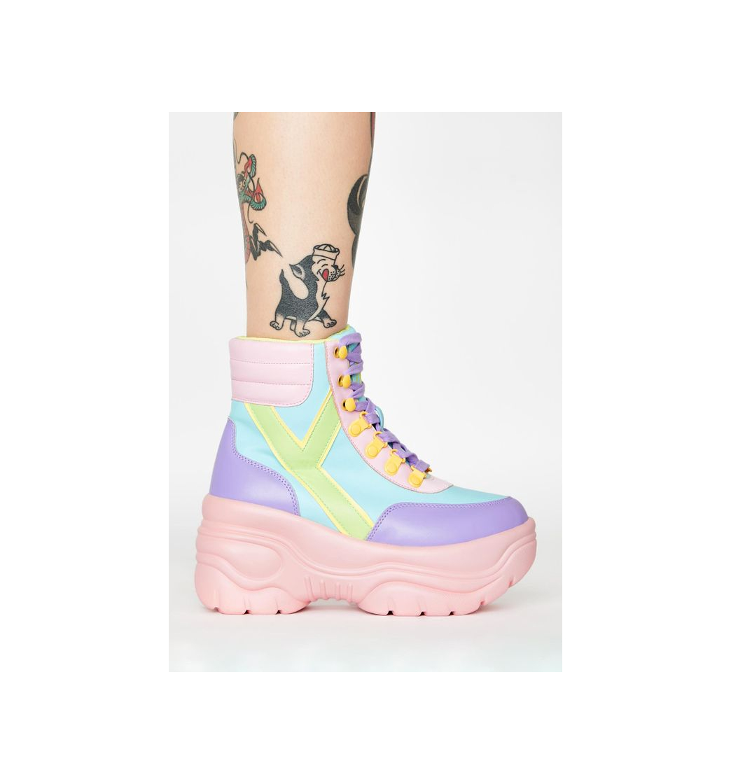 Product Y.R.U. Hi Matrixx 2 Pastel Platform Sneakers