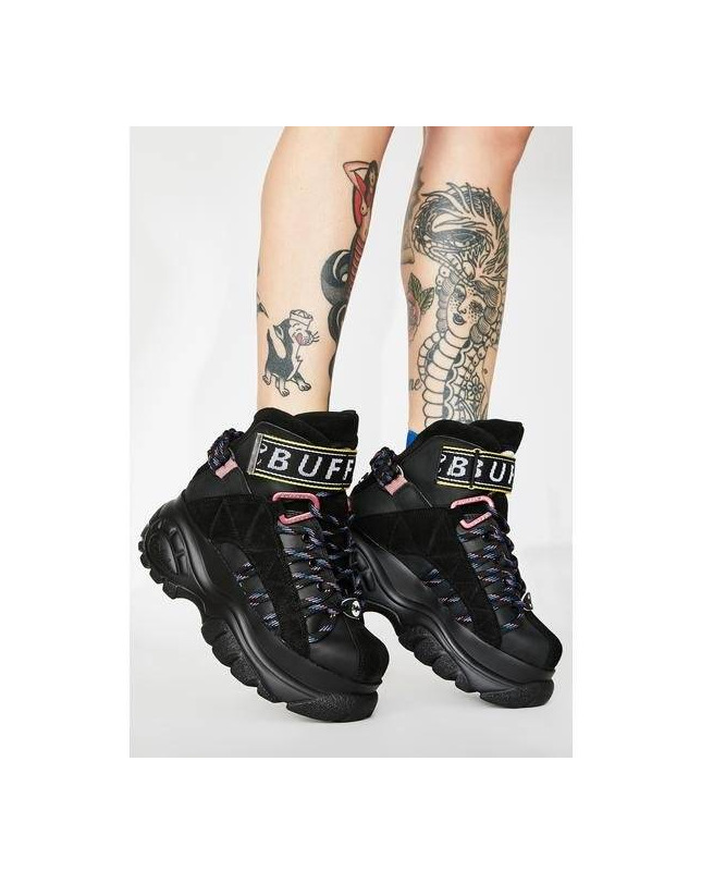 Buffalo London Classic Retro High Suede Sneakers