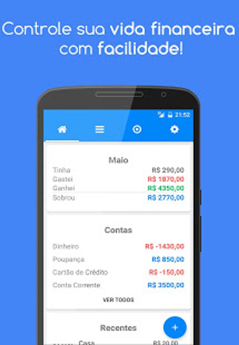 Apps Mobbils Controle Financeiro