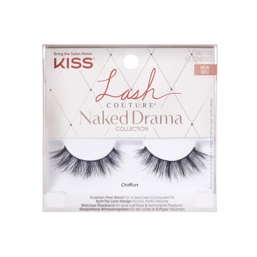 Productos Lash Couture Naked Drama Pestañas Postizas Kiss CHIFFON