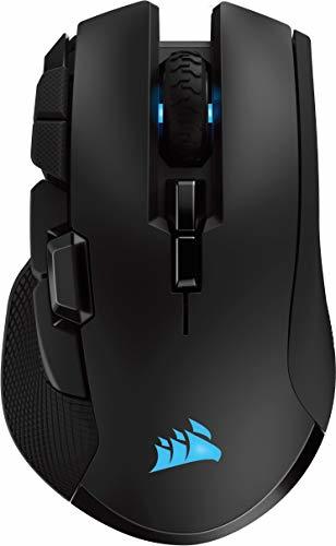 Electronic Corsair Ironclaw Wireless RGB - Ratón Recargable Óptico para Juegos con Tecnología