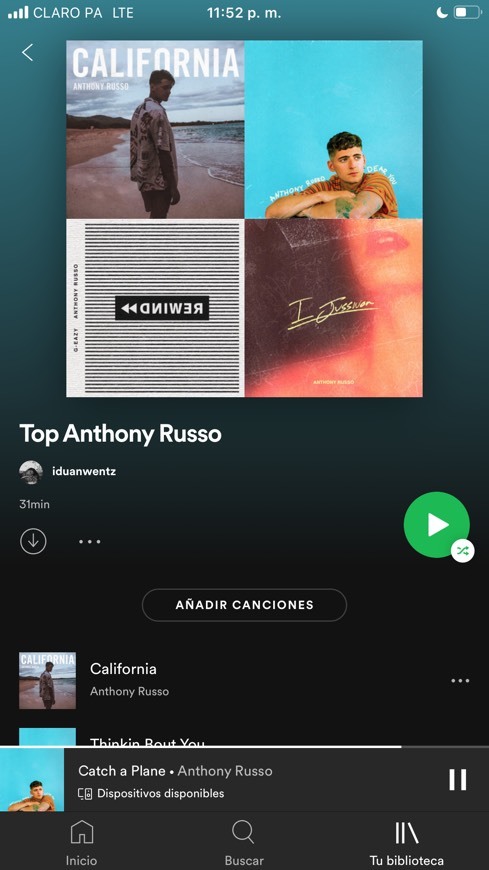 Music Top Play Anthony Russo