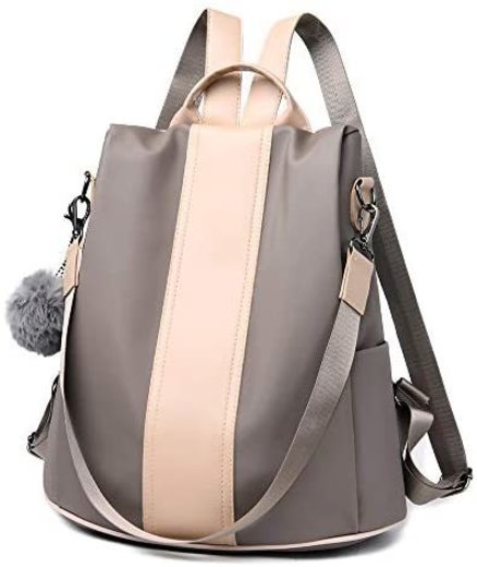 Charmore Mochila Antirobo Mujer Impermeable Nylon Bolso escolares Daypack Mochila de Viaje