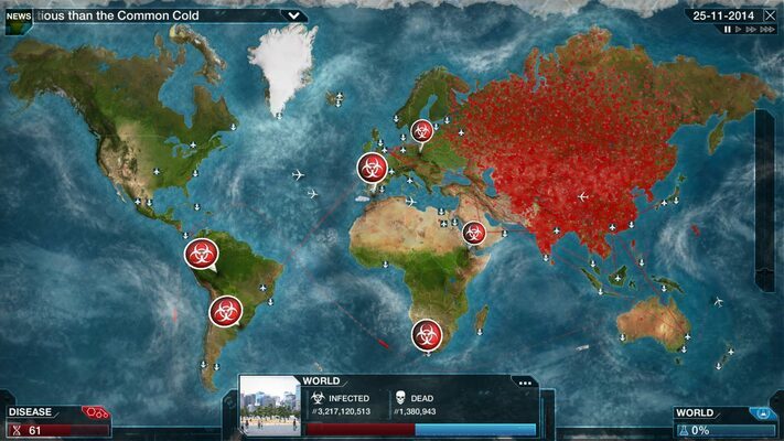 Videogames Plague Inc.