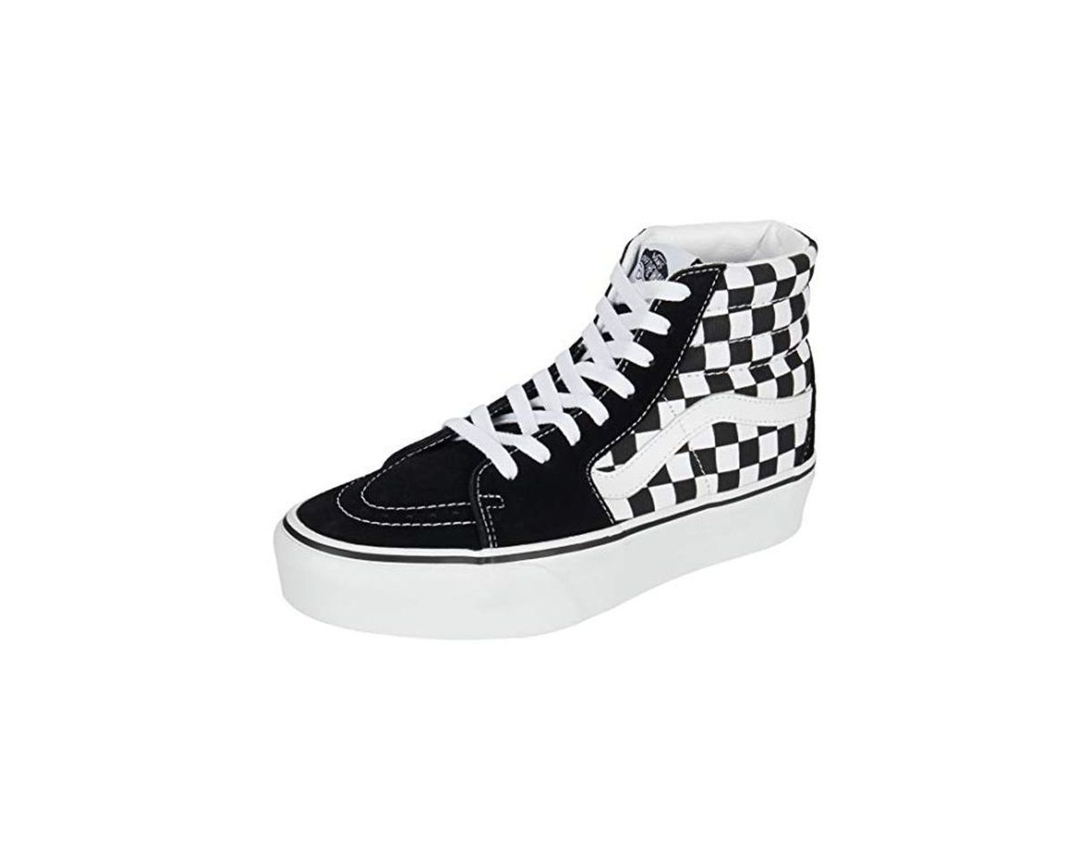 Fashion Vans Sk8 Hi Platform Calzado Checkerboard