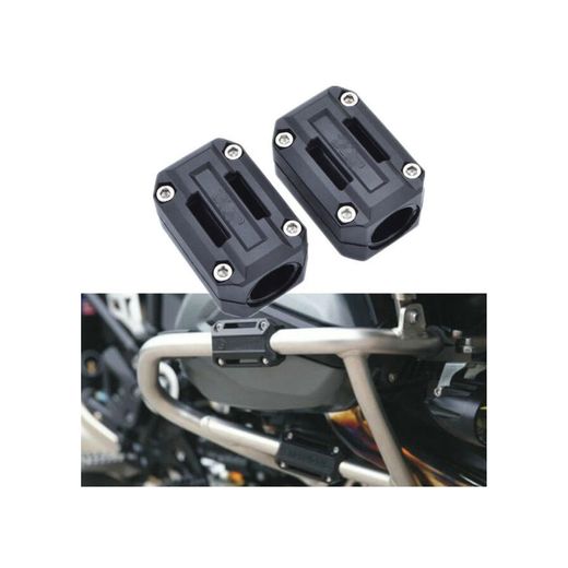 Universal Motorcycle Engine Guard Protection Frame Pads Ground ...