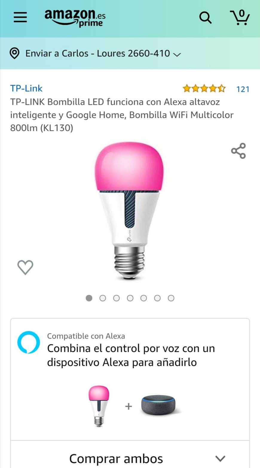 Productos TP-LINK Bombilla LED

