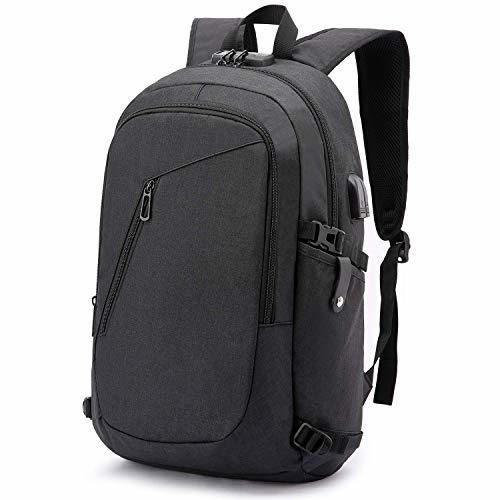 Anti-theft Business Laptop Backpack With USB Charge Port 