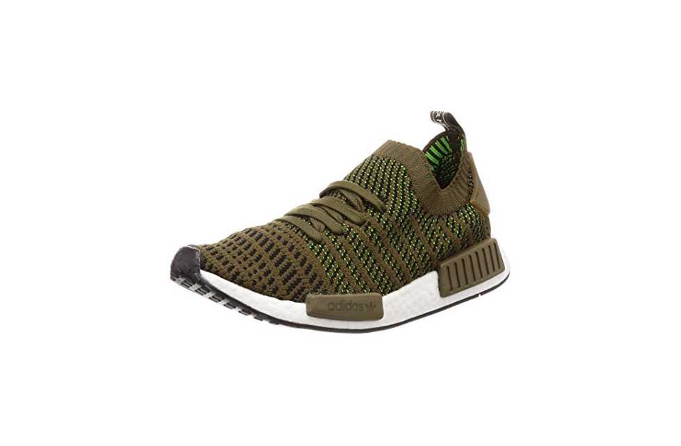 Fashion adidas NMD_r1 Stlt Primeknit, Zapatillas para Hombre, Verde