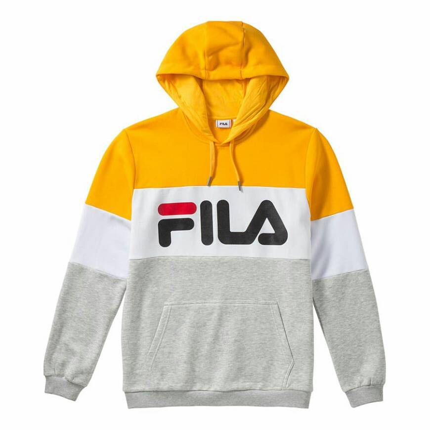 Product Sweatshirt Fila Night cinzento branco amarelo

