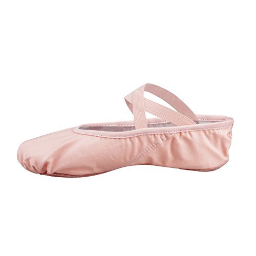 Lugar Zapatillas de Ballet Canvas Dance Zapatos Split Único Rosa 34