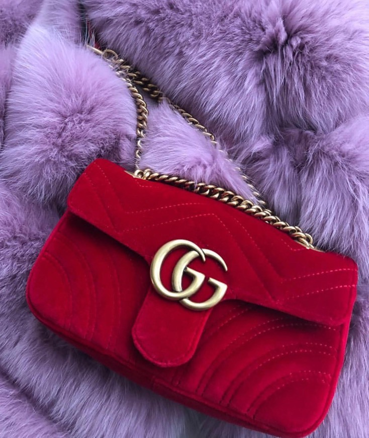 Products Gucci marmont red velvet