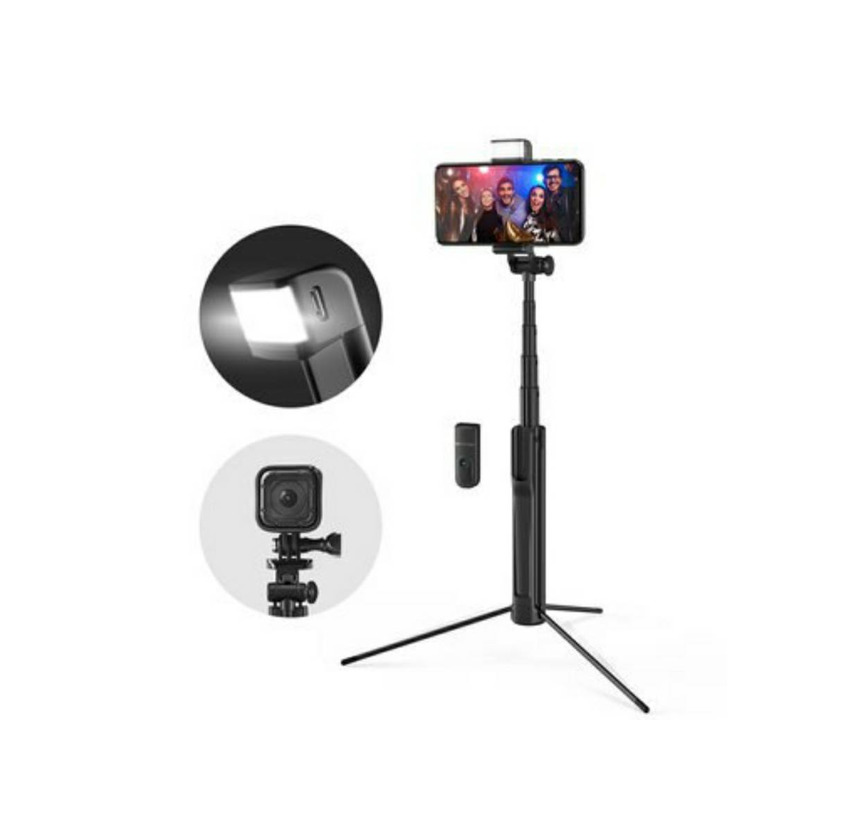 Product BlitzWolf BW- BS8 Extendable BT selfie stick with led light