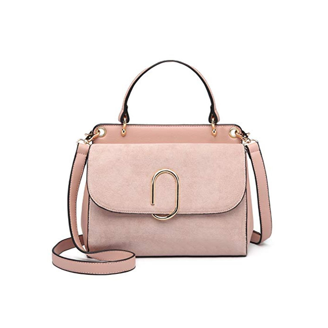 Social Miss Lulu Mujer Bolsa de asa superior Bolsos de gamuza Bandolera bandolera