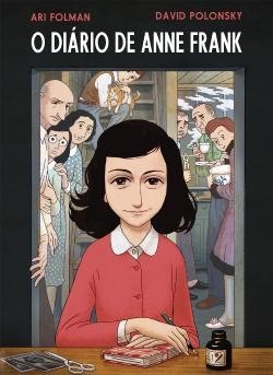 Book “O diário de Anne Frank” em banda desenhada