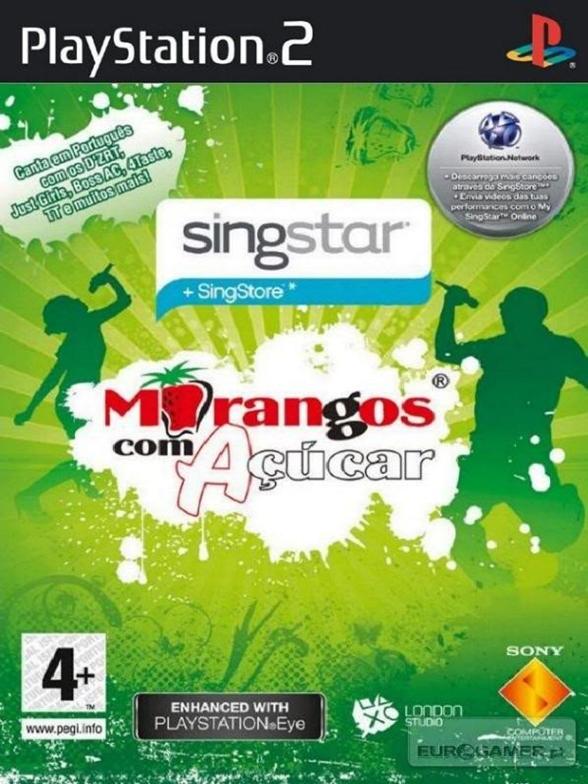 Singstar Morangos com Açúcar Ps2