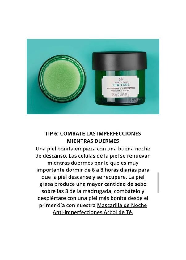 Products Mascarilla noche Anti imperfecciones