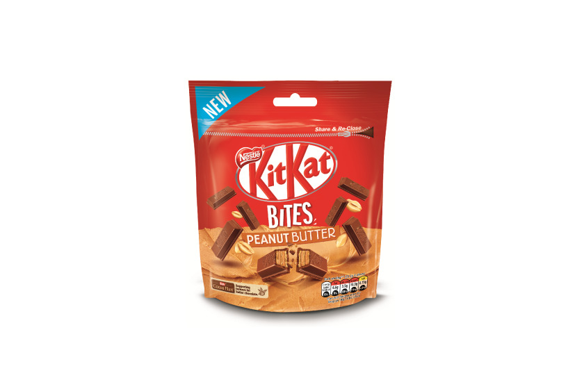 Productos KitKat Chocolate de Leite Bites com Manteiga de Amendoim 