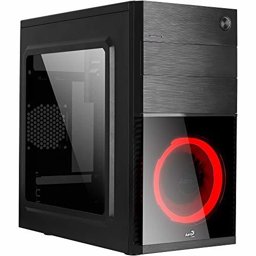 Aerocool Cs105Rd Caja De Ordenador con Ventana Acrílica