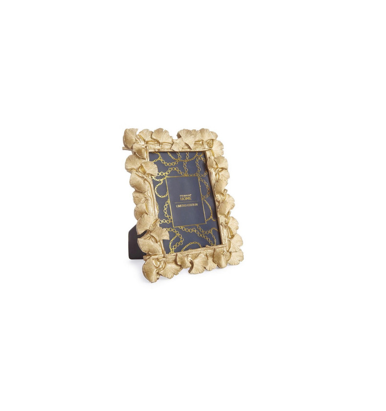 Social Moldura recortes dourada 