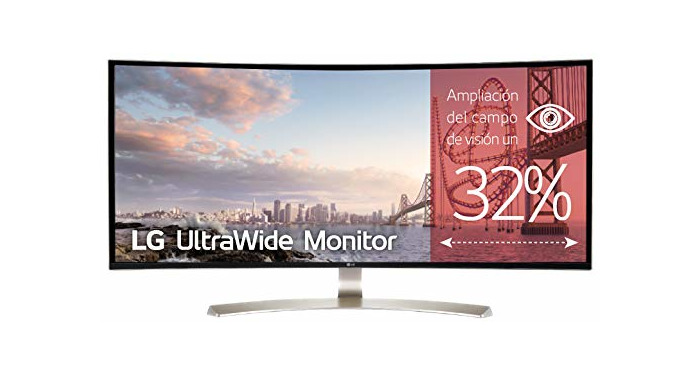 Electronic LG 34UC99-W - Monitor Profesional Curvo UltraWide WQHD de 86.7 cm