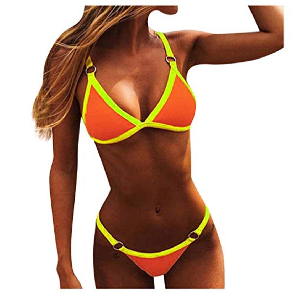 Moda Sexy Bikini 2021 Traje de baño Negro sólido Traje de baño de Mujer Push Up Bikini Set Patchwork Biquini Traje de baño de Playa brasileño Ropa de baño