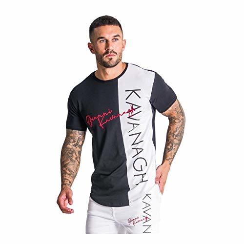 Place Gianni Kavanagh Camiseta Negra con Intersetion Blanca