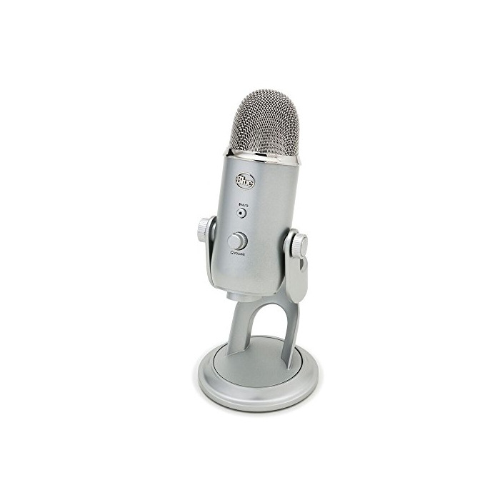 Social Blue Yeti USB Microphone, Silver