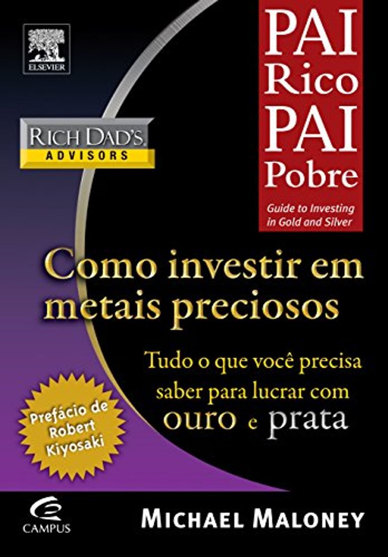 Books Como Investir em Metais Preciosos - Coleção Pai Rico