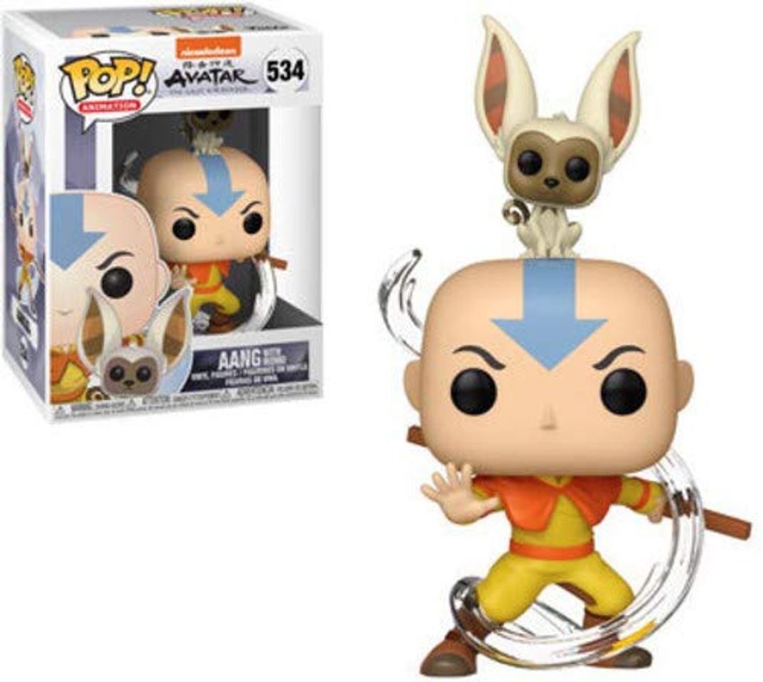 Place Pop Avatar Aang with Momo Vinyl Figure